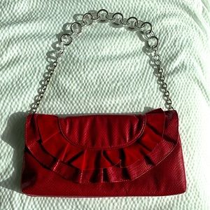 White House Black Market Red Purse